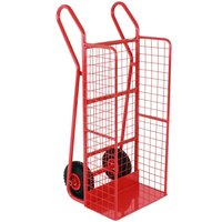 Red Distribution Truck With Wire Mesh Back & Sides - 200kg Capacity