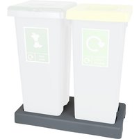 Double Base Tray For 50L Bins - Grey