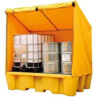 Double IBC Containment Pallet with Cover