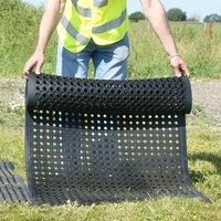 EcoMat Ground Protection Rubber Mats 100% recycled - 22 x 1000 x 1500mm - Pallet of 30