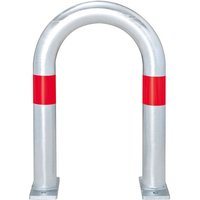 TRAFFIC-LINE EV Charging Point Guard - Red Reflective Band - 500 x 360mm - Surface Fix