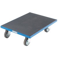 Euro Container Dolly with Rubber Surface - 400 x 600mm