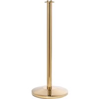 Flat Top Barrier Post Polished Brass
