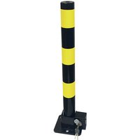 Folding Steel Parking Post - Heavy Duty Round