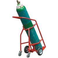 2 Wheel Gas Cylinder Carrier Trolley with 2 Support Castors