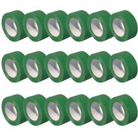 Green PVC Line Marking Floor Tape - 50mm x 33m Rolls - Pack of 18