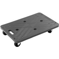 Grey Plastic Platform Dolly 100kg Capacity - 110 x 400 x 600mm