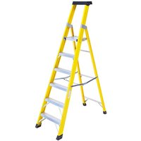 TB Davies 6 Tread Heavy-Duty EN131 Fibreglass Platform Step Ladder