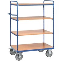 Heavy Duty Shelf Trolley 4 Tier 1000 x 600 x 1552mm (L x W x H)