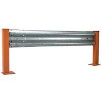 Heavy Duty Rail Barrier 750mm high x 1250 - 2500mm long