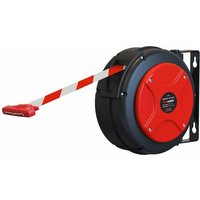 HeavyDuty Retractable Safety Barrier Reel Red & White - 16m long
