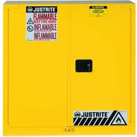 Justrite Sure-Grip EX Flammable Storage Cabinet self close 114L