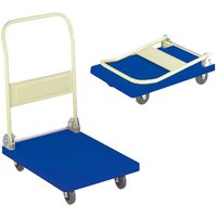 Lightweight Folding Plastic Platform Trolley
