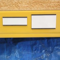 Magnetic Brown Label Holder Roll for Shelving & Racking - 15mm H x 50 metres L