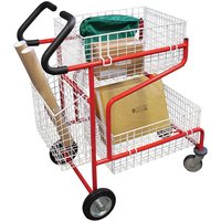 Mailroom Trolley with Comfort Grip Handles