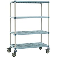 Metromax Q Polymer Shelving Mobile 4 Shelves 1895 H x 1525 W x 610D (mm)
