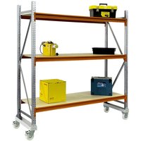 Mobile Longspan Shelving -2170 x 1350 x 900mm (H x W x D) - 400kg