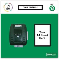 First Aid Shadow Board - 5mm foamex - Supplied with all fixings