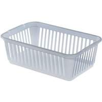 Perforated Storage Basket - Natural - 80 x 160 x 250mm (H x W x D)