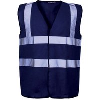 Navy Reflective Vest - Size Extra Large