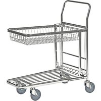 Nesting Stock Trolley with Retracting Tray