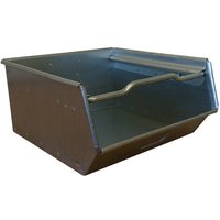 Vista Open Front Galvanised Steel Storage Bin - 150 x 305 x 305mm