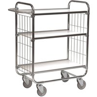 Order Picking Trolley with 3 adjustable shelves - 1120 x 470 x 1195mm