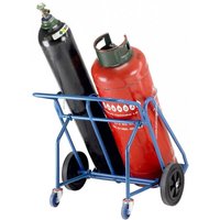 Oxygen & Propane Double Cylinder Trucks with Rear Wheels