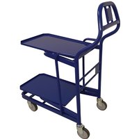 Nestable Order Picking Trolley with Solid Shelves