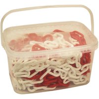 Plastic Chain and Connector Kit - 8mm - Red & White