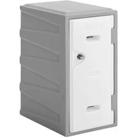 Plastic Locker - Grey Carcass & White Door - 600 x 320 x 460mm