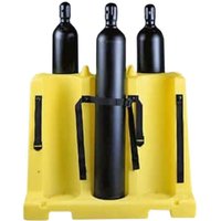 Polyethylene Freestanding Cylinder Rack Stand for 6 Cylinders