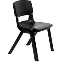 Postura+ One-Piece Plastic School Chair Size 6 - Jet Black