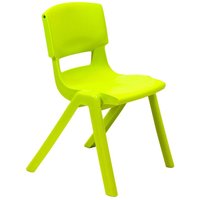 Postura+ One-Piece Plastic School Chair Size 5 - Lime Zest