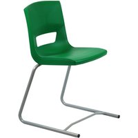 Postura+ Reverse Cantilever Chair - Forest Green