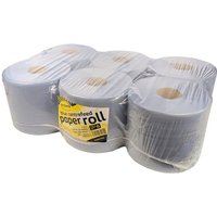ProSolve Blue Centrefeed Paper Rolls - Pack of 6