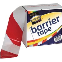 ProSolve Barrier Tape Red & White Stripes - 70mm x 500m - pack of 10