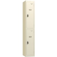 2 Door Retro Locker - 1800 x 300 x 450mm - Oyster