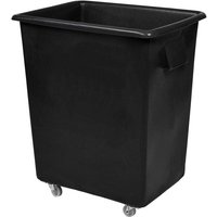 150L Bar Truck - Black Recycled Plastic Polymer - 750 x 615 x 455mm - Four 50mm nylon swivel castors