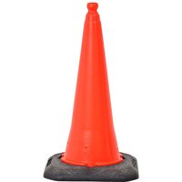 Red Cone with Black Base - 750mm high