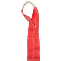 Duplex 4m Polyester Webbing Sling 150mm wide 5000kg capacity - Red