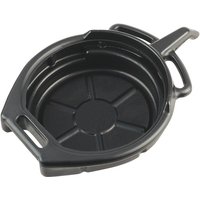 Sealey 7.6L Oil Drain Pan with Spout - Black