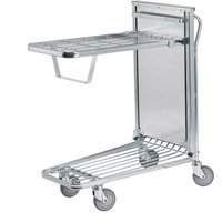 Self levelling Adjustable Stock Trolley 1100H x 530W x 960L No Brakes