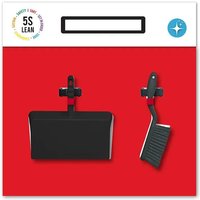 Dry Cleaning Shadow Board - 5mm foamex - Supplied with all fixings