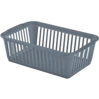 Perforated Storage Basket - Silver - 110 x 190 x 300mm (H x W x D)