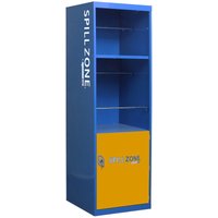 SpillZone Absorbent Station 1 - Lockable Cupboard with Internal Shelf - Cam Lock - 1820 x 550 x 550mm