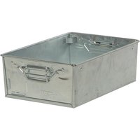 Stacking Galvanised Steel Tote Pan - 150 x 305 x 455mm