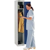 Standard 1 door Personnel Lockers Nest of 2 1800h x 300w x 300d