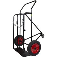 Stubbs Double Cylinder Trolley with support Castors - 300kg - 1270 x 610 x 710mm