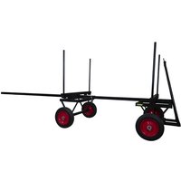 Stubbs Large Load Bogie - Draw Bar - 355mm Cushion Wheels - 520 x 1220 x 3800mm (H x W x D)